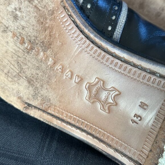 Avventura Slip On Loafers - Handmade in Spain - Sz 13 M - Hybrid Fisherman's - Picture 11 of 11